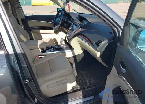 2015 Acura Mdx Technology Package from USA, damaged, VIN 5FRYD4H40FB029884